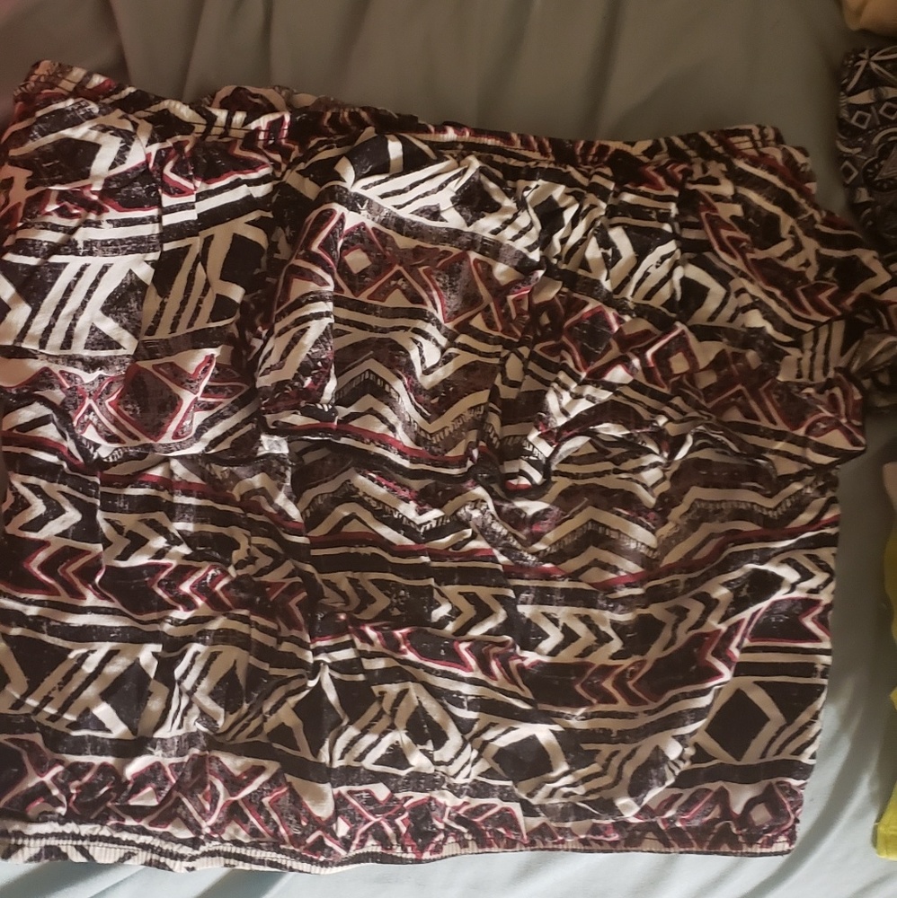 Tribal print tube top